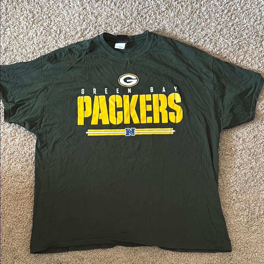 NFL Team Apparel Green T-Shirt 2XL